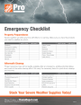 HD Pro emergency checklist pic
